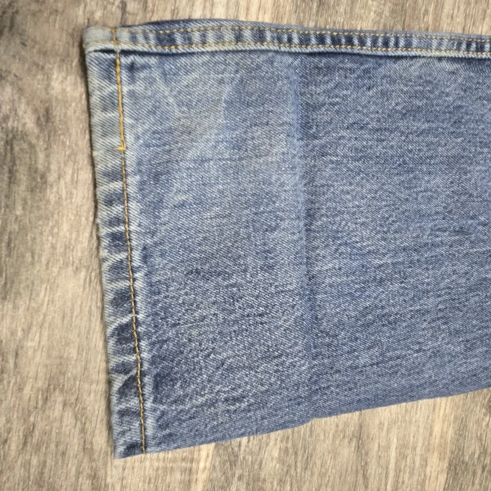 Levi's 550 Men's Relaxed Fit Jeans Stonewash Blue Zip Button Size‎ 36x30
